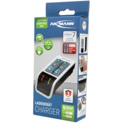 ANSMANN AG Akku-Ladegerät Comfort Mini + 2× AA 2100mAh^ Akku-ladegeräte