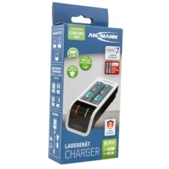 ANSMANN AG Akku-Ladegerät Comfort Mini + 2× AA 2100mAh^ Akku-ladegeräte
