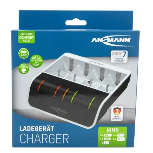 ANSMANN AG Akku-Ladegerät Comfort Multi^ Akku-ladegeräte