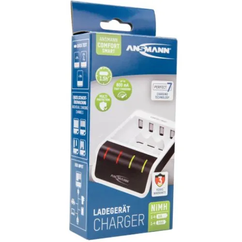 ANSMANN AG Akku-Ladegerät Comfort Smart^ Akku-ladegeräte