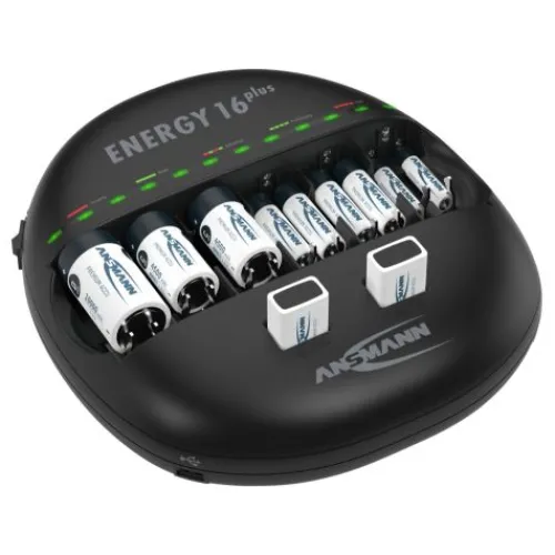 ANSMANN AG Akku-Ladegerät Energy 16 plus^ Akku-ladegeräte