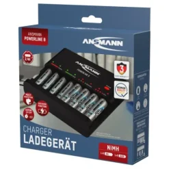 ANSMANN AG Akku-Ladegerät Powerline 8^ Akku-ladegeräte