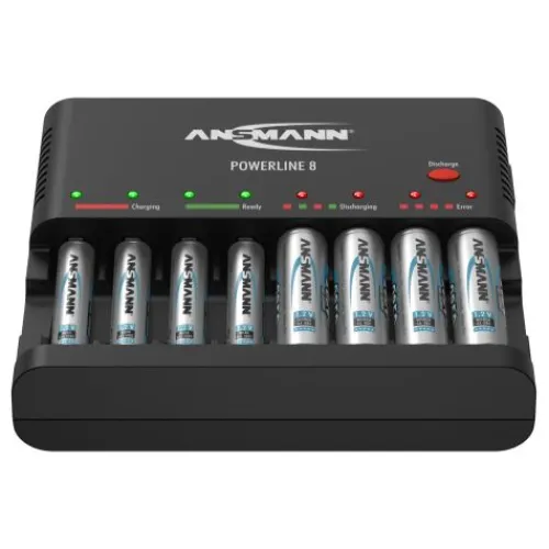 ANSMANN AG Akku-Ladegerät Powerline 8^ Akku-ladegeräte
