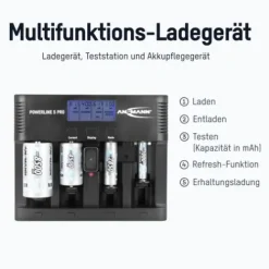 ANSMANN AG Akku-Ladegerät Powerline 5 Pro^ Akku-ladegeräte