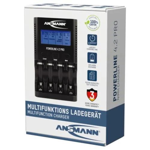 ANSMANN AG Akku-Ladegerät Powerline 4.2 Pro^ Akku-ladegeräte
