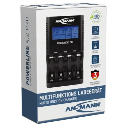 ANSMANN AG Akku-Ladegerät Powerline 4.2 Pro^ Akku-ladegeräte