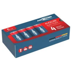 ANSMANN AG Alkaline Batterie Baby C / LR14 4er Karton^ Batterien