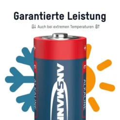 ANSMANN AG Alkaline Batterie Baby C / LR14 4er Karton^ Batterien