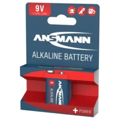 ANSMANN AG Alkaline Batterie Block E / 6LR61 1er Papierblister^ Batterien