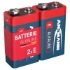 ANSMANN AG Alkaline Batterie Block E / 6LR61 2er Karton^ Batterien