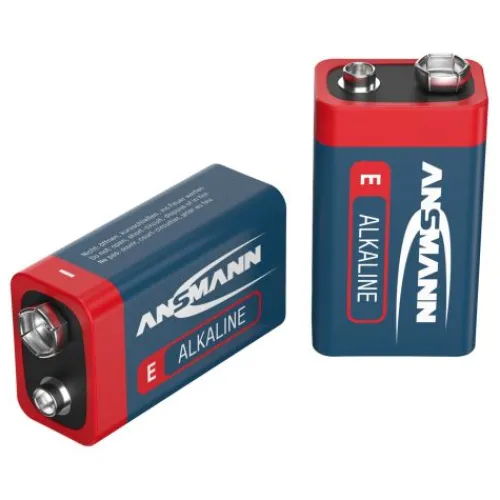 ANSMANN AG Alkaline Batterie Block E / 6LR61 2er Karton^ Batterien