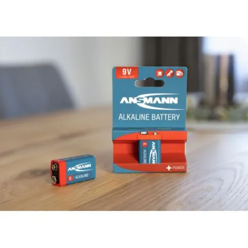 ANSMANN AG Alkaline Batterie Block E / 6LR61 2er Karton^ Batterien