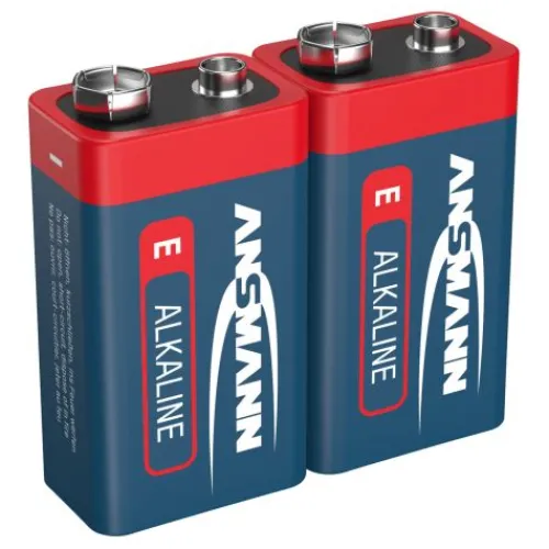 ANSMANN AG Alkaline Batterie Block E / 6LR61 2er Karton^ Batterien