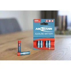 ANSMANN AG Alkaline Batterie Micro AAA / LR03 4er Papierblister^ Batterien