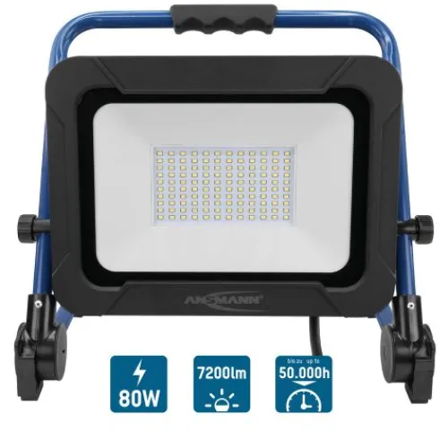 ANSMANN AG Arbeitsstrahler FL7200AC kabelgebunden 80 W^ Baustrahler