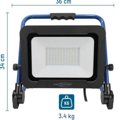 ANSMANN AG Arbeitsstrahler FL7200AC kabelgebunden 80 W^ Baustrahler