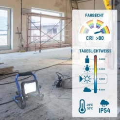 ANSMANN AG Arbeitsstrahler FL800AC kabelgebunden 10 W^ Baustrahler