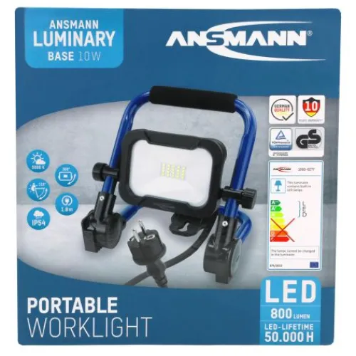 ANSMANN AG Arbeitsstrahler FL800AC kabelgebunden 10 W^ Baustrahler