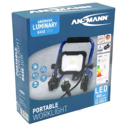 ANSMANN AG Arbeitsstrahler FL800AC kabelgebunden 10 W^ Baustrahler