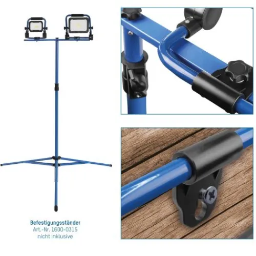 ANSMANN AG Arbeitsstrahler FL800AC kabelgebunden 10 W^ Baustrahler