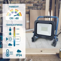 ANSMANN AG Arbeitsstrahler FL4500AC kabelgebunden 50 W^ Baustrahler