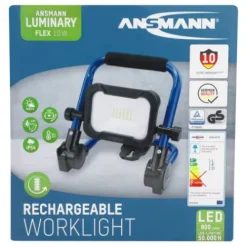 ANSMANN AG Arbeitsstrahler FL800R wiederaufladbar 10 W^ Baustrahler