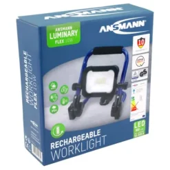 ANSMANN AG Arbeitsstrahler FL800R wiederaufladbar 10 W^ Baustrahler