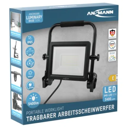 ANSMANN AG Arbeitsstrahler FL50W-AC kabelgebunden 50 W^ Baustrahler