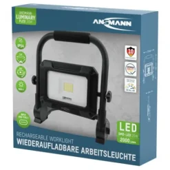 ANSMANN AG Arbeitsstrahler FL20W-R wiederaufladbar 20 W^ Baustrahler