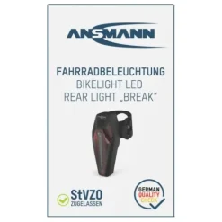 ANSMANN AG Bikelight Rear LED break wiederaufladbar^ Fahrrad-lampen