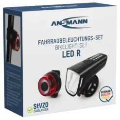 ANSMANN AG Bikelight-Set LED R wiederaufladbar^ Fahrrad-lampen