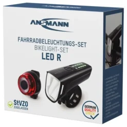 ANSMANN AG Bikelight-Set LED R wiederaufladbar^ Fahrrad-lampen