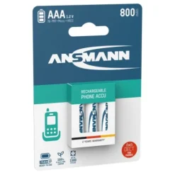 ANSMANN AG Dect NiMH Akku Micro AAA 800 mAh maxE 3er Blister^ Akkus