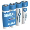 ANSMANN AG Digital NiMH Akku Mignon AA Typ 2850 (min. 2650 mAh) 4er Blister^ Akkus