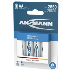 ANSMANN AG Digital NiMH Akku Mignon AA Typ 2850 (min. 2650 mAh) 4er Blister^ Akkus