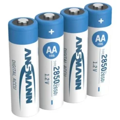 ANSMANN AG Digital NiMH Akku Mignon AA Typ 2850 (min. 2650 mAh) 4er Blister^ Akkus