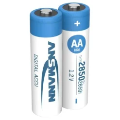 ANSMANN AG Digital NiMH Akku Mignon AA Typ 2850 (min. 2650 mAh) 2er Blister^ Akkus