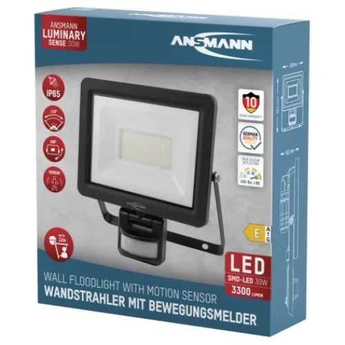 ANSMANN AG Flutlicht WFL30W-S kabelgebunden 30 W^ Flutlichter