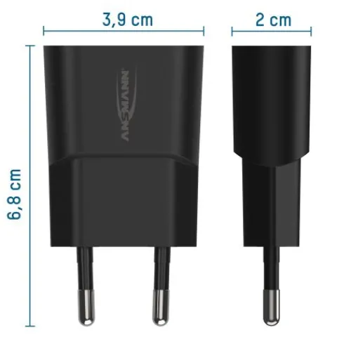 ANSMANN AG Home Charger HC105 schwarz / 1 A / 5 W / 1 Port^ Usb-ladegeräte