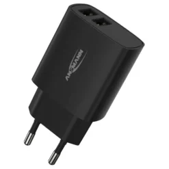 ANSMANN AG Home Charger HC212 schwarz / 2,4 A / 12 W / 2 Port^ Usb-ladegeräte