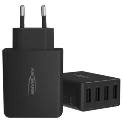 ANSMANN AG Home Charger HC430 schwarz / 6 A / 30 W / 4 Port^ Usb-ladegeräte