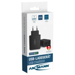 ANSMANN AG Home Charger HC430 schwarz / 6 A / 30 W / 4 Port^ Usb-ladegeräte