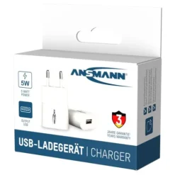 ANSMANN AG Home Charger HC105 weiß / 1 A / 5 W / 1 Port^ Usb-ladegeräte