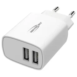 ANSMANN AG Home Charger HC212 weiß / 2,4 A / 12 W / 2 Port^ Usb-ladegeräte