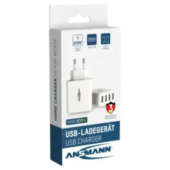 ANSMANN AG Home Charger HC430 weiß / 6 A / 30 W / 4 Port^ Usb-ladegeräte