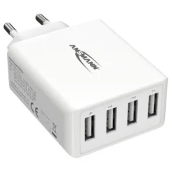 ANSMANN AG Home Charger HC430 weiß / 6 A / 30 W / 4 Port^ Usb-ladegeräte