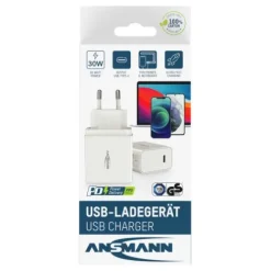 ANSMANN AG Home Charger HC130PD / 3 A / 30 W / 1 Port^ Usb-ladegeräte