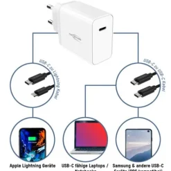 ANSMANN AG Home Charger HC130PD / 3 A / 30 W / 1 Port^ Usb-ladegeräte