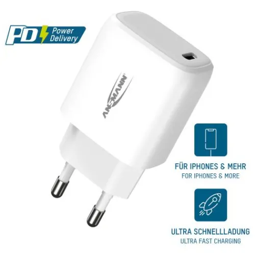 ANSMANN AG Home Charger HC120PD / 3 A / 20 W / 1 Port^ Usb-ladegeräte