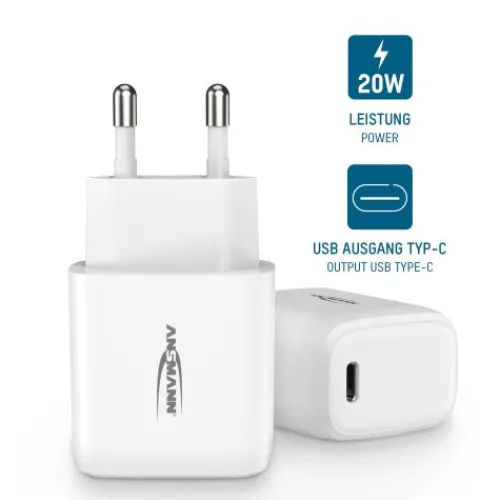 ANSMANN AG Home Charger HC120PD / 3 A / 20 W / 1 Port^ Usb-ladegeräte